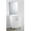 Meuble + vasque Toucan Portes 600 x 480 mm miroir toute hauteur - applique led