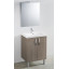 Meuble + vasque Toucan Portes 600 x 480 mm miroir mi-hauteur - applique led
