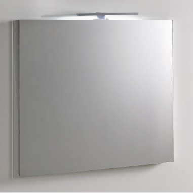 Miroir avec applique LED H800 x L700